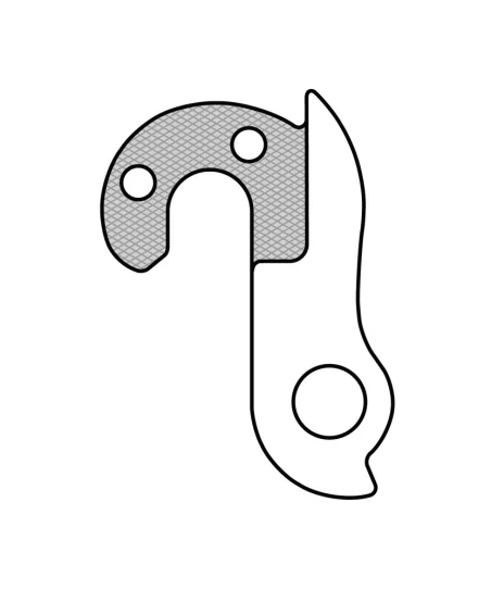 Marwi UNION GH-110 derailleur hanger front drawings
