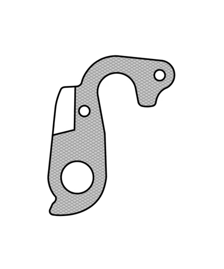 Marwi UNION GH-112 derailleur hanger rear drawings