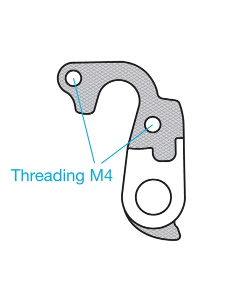 Marwi UNION GH-112 derailleur hanger front drawings