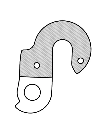 Marwi UNION GH-114 derailleur hanger front drawings