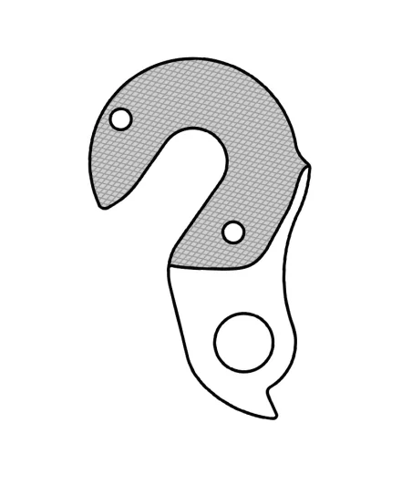 Marwi UNION GH-115 derailleur hanger front drawings