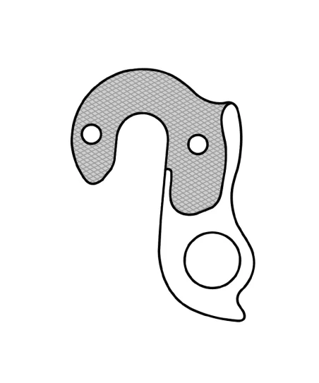 Marwi UNION GH-116 derailleur hanger front drawings