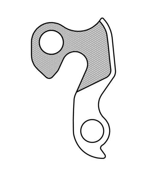 Marwi UNION GH-117 derailleur hanger front drawings