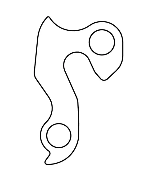 Marwi UNION GH-117 derailleur hanger rear drawings