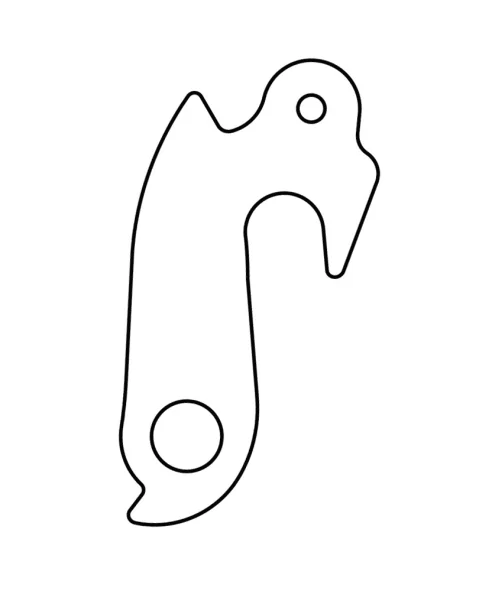 Marwi UNION GH-118 derailleur hanger rear drawings