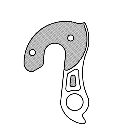 Marwi UNION GH-119 derailleur hanger front drawings