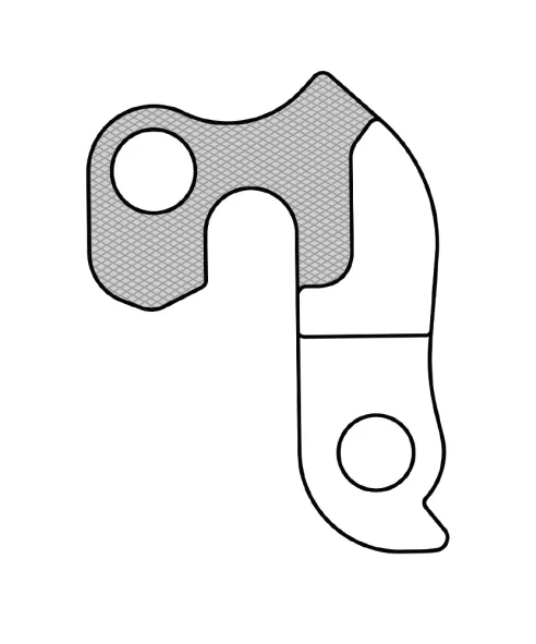 Marwi UNION GH-120 derailleur hanger front drawings