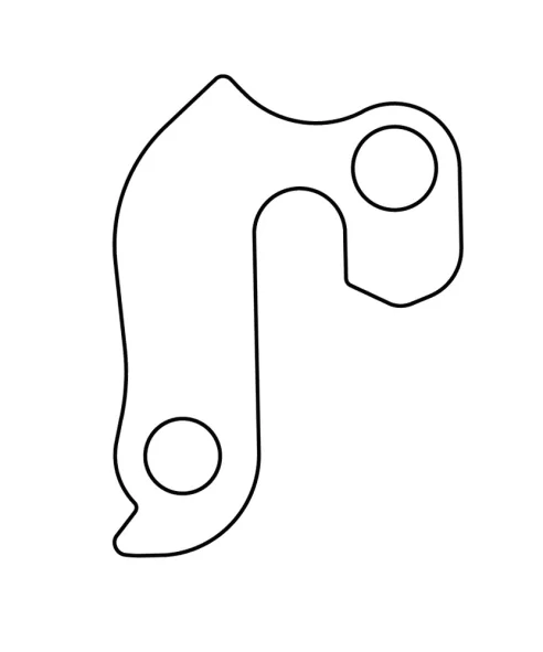 Marwi UNION GH-120 derailleur hanger rear drawings