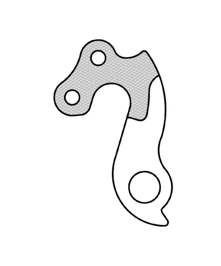 Marwi UNION GH-121 derailleur hanger front drawings
