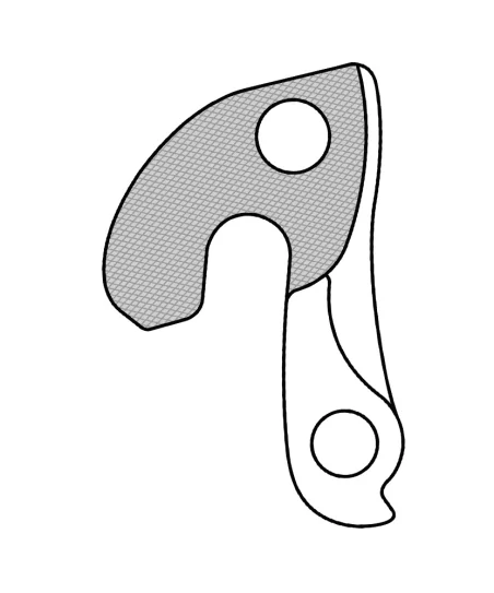 Marwi UNION GH-123 derailleur hanger front drawings