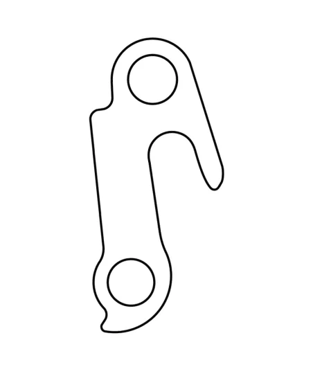 Marwi UNION GH-124 derailleur hanger rear drawings