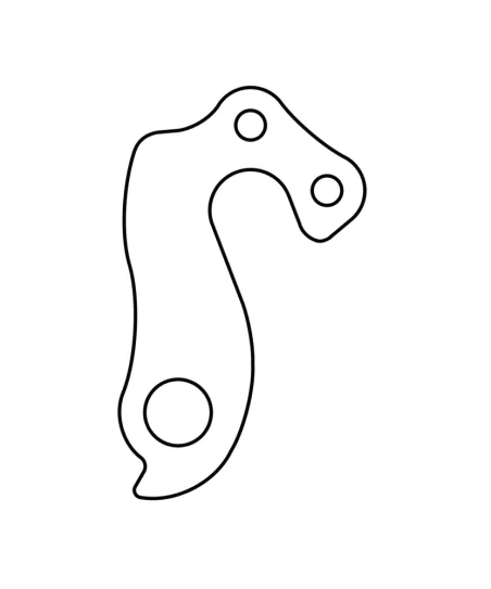 Marwi UNION GH-126 derailleur hanger rear drawings