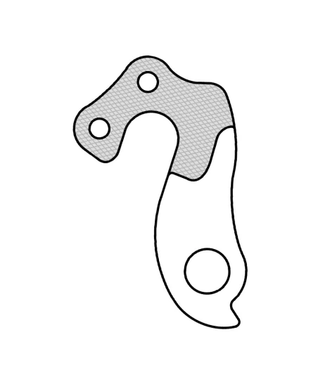 Marwi UNION GH-126 derailleur hanger front drawings