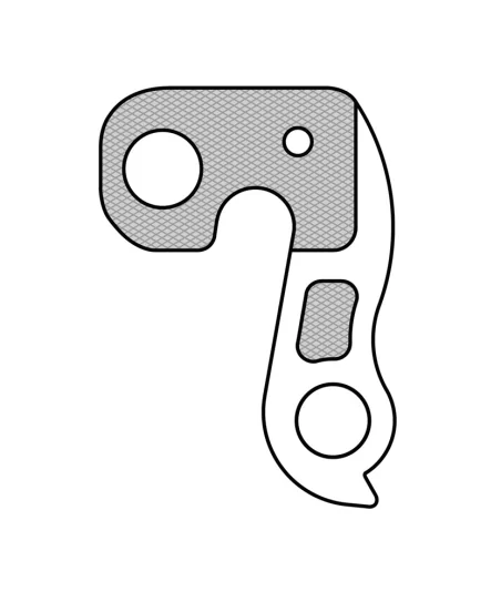 Marwi UNION GH-127 derailleur hanger front drawings