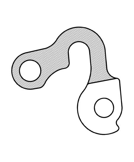 Marwi UNION GH-129 derailleur hanger front drawings