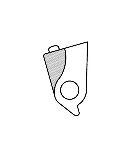 Marwi UNION GH-131 derailleur hanger front drawings