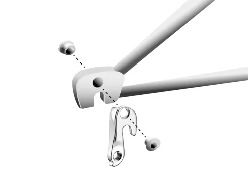 Marwi UNION GH-132 derailleur hanger assembly drawings