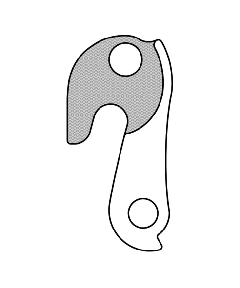 Marwi UNION GH-132 derailleur hanger front drawings