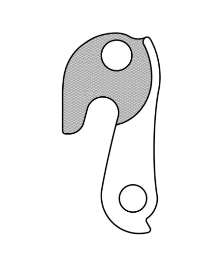 Marwi UNION GH-132 derailleur hanger front drawings