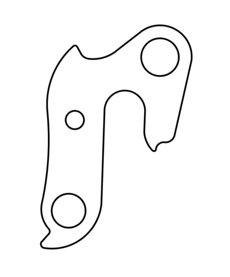 Marwi UNION GH-133 derailleur hanger rear drawings