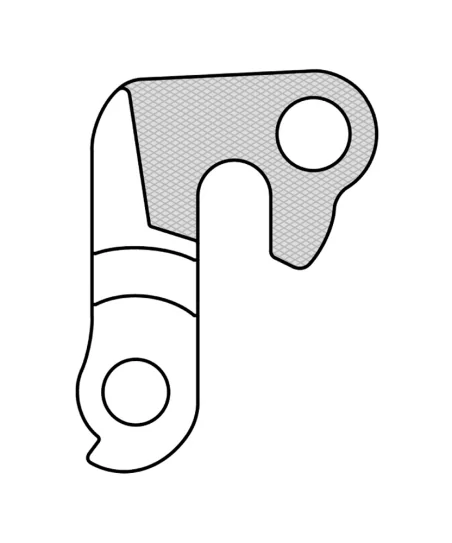 Marwi UNION GH-134 derailleur hanger front drawings