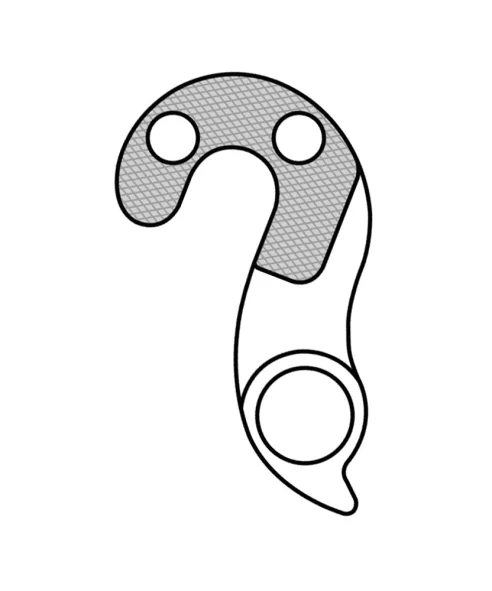 Marwi UNION GH-135 derailleur hanger front drawings