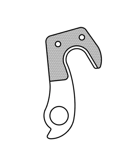 Marwi UNION GH-136 derailleur hanger front drawings