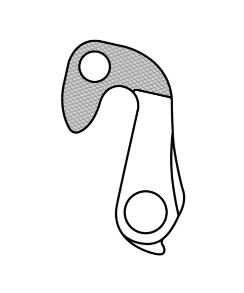 Marwi UNION GH-139 derailleur hanger front drawings