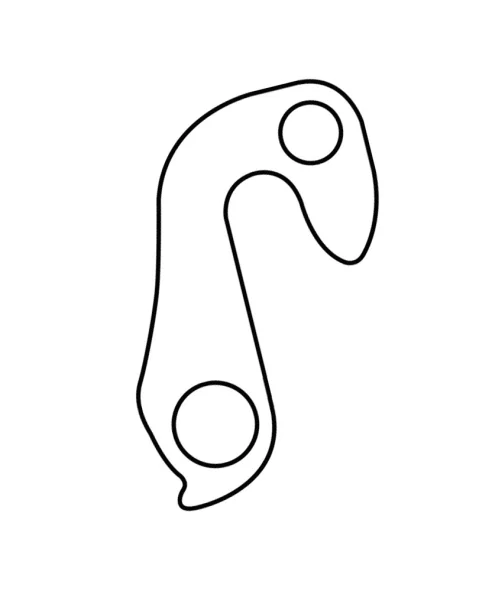 Marwi UNION GH-139 derailleur hanger rear drawings