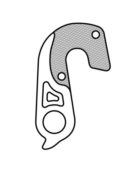Marwi UNION GH-140 derailleur hanger front drawings