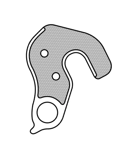 Marwi UNION GH-141 derailleur hanger front drawings
