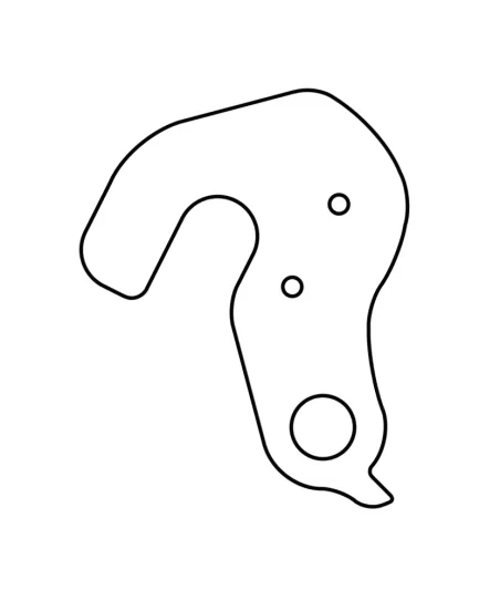 Marwi UNION GH-141 derailleur hanger rear drawings