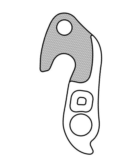 Marwi UNION GH-142 derailleur hanger front drawings