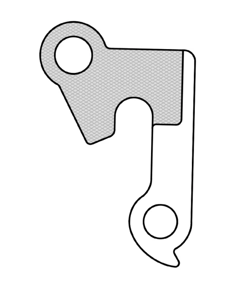 Marwi UNION GH-144 derailleur hanger front drawings