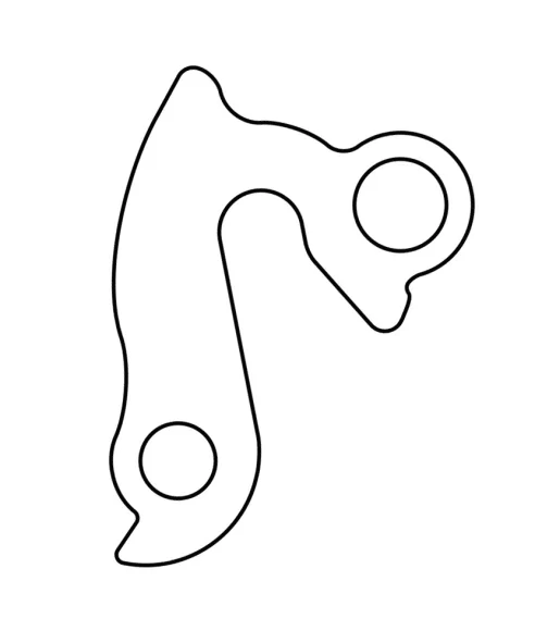 Marwi UNION GH-145 derailleur hanger rear drawings