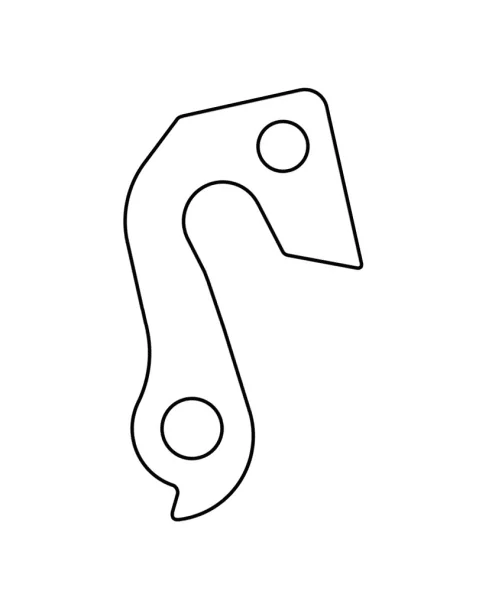 Marwi UNION GH-146 derailleur hanger rear drawings