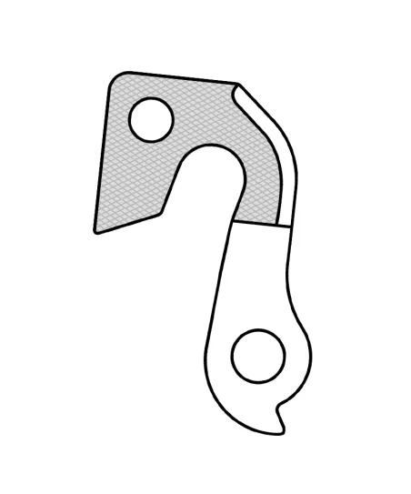 Marwi UNION GH-146 derailleur hanger front drawings