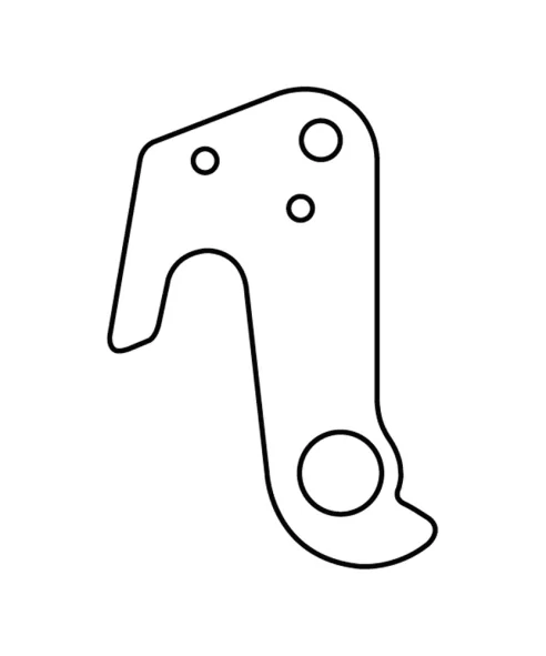Marwi UNION GH-149 derailleur hanger rear drawings
