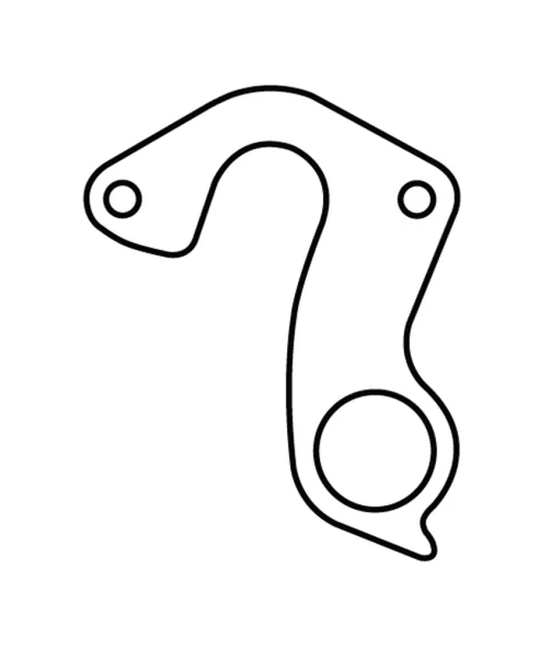 Marwi UNION GH-150 derailleur hanger rear drawings