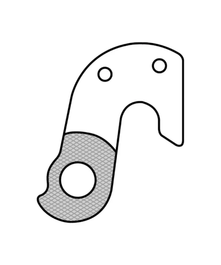 Marwi UNION GH-151 derailleur hanger front drawings
