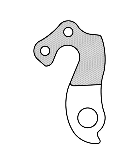 Marwi UNION GH-153 derailleur hanger front drawings