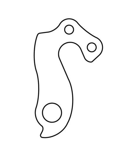 Marwi UNION GH-153 derailleur hanger rear drawings