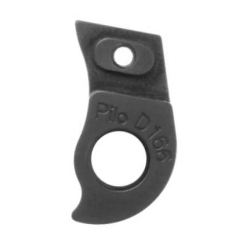 D166 derailleur hanger for Titanium frames bikes (rear gear mech, dropout)