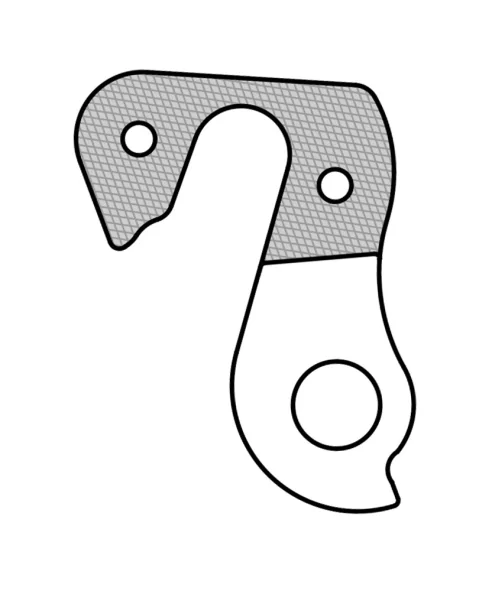 Marwi UNION GH-155 derailleur hanger front drawings