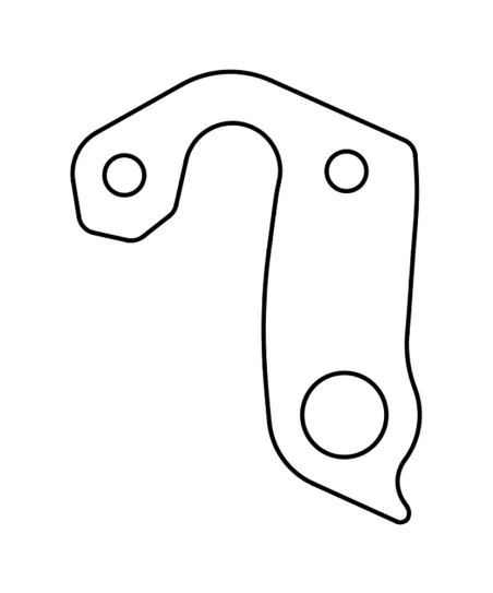 Marwi UNION GH-156 derailleur hanger rear drawings