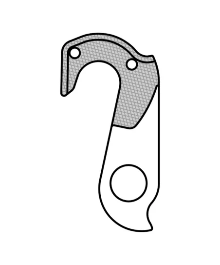 Marwi UNION GH-158 derailleur hanger front drawings