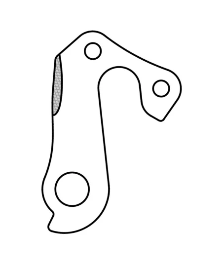 Marwi UNION GH-162 derailleur hanger rear drawings