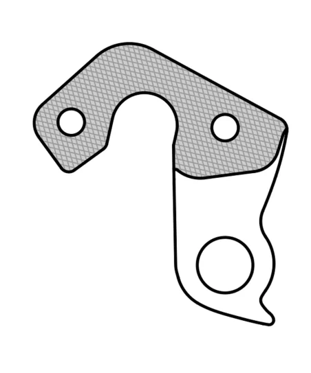 Marwi UNION GH-163 derailleur hanger front drawings