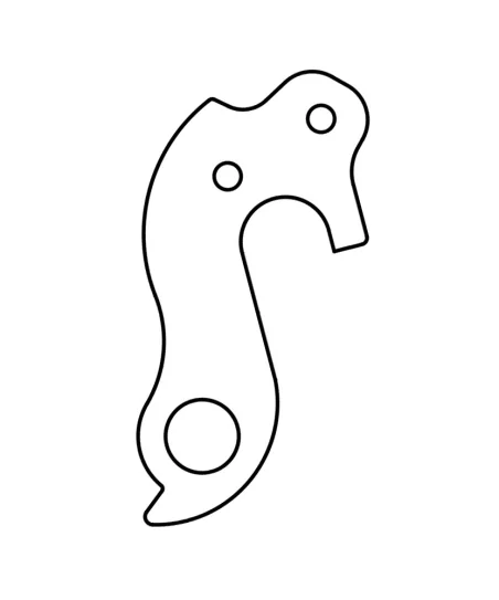 Marwi UNION GH-164 derailleur hanger rear drawings