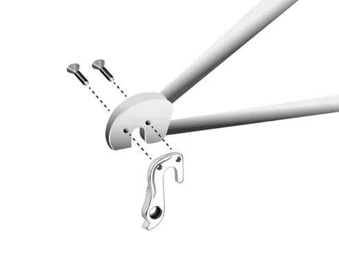 Marwi UNION GH-165 derailleur hanger assembly drawings